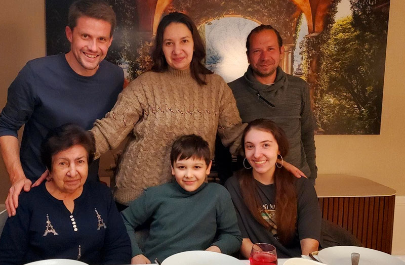 Premiere Famille Ukrainienne accueillie